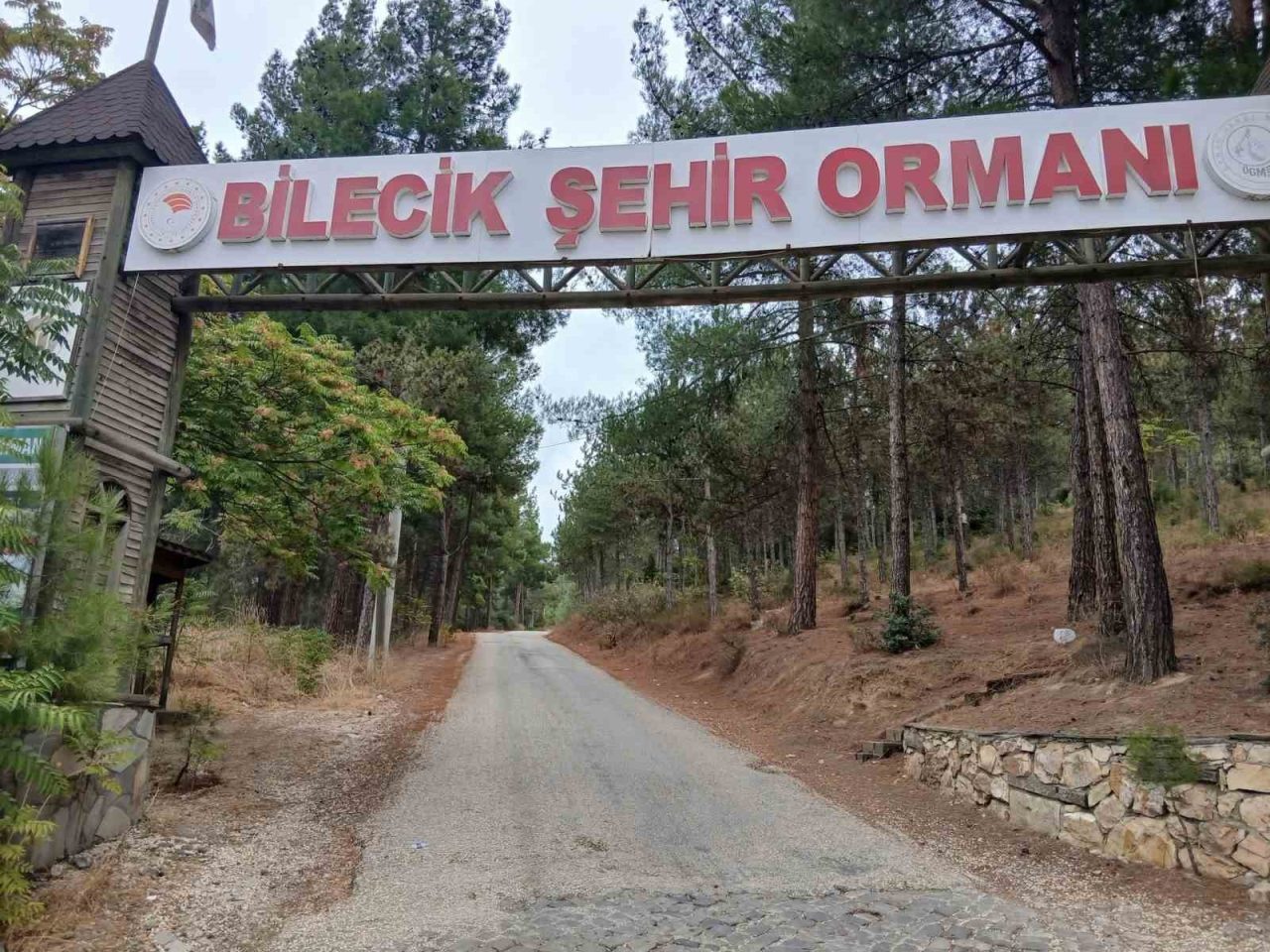Bilecik Şehir Ormanı’nın giriş ve çıkış yollarında oluşan çukurlar, vatandaşların