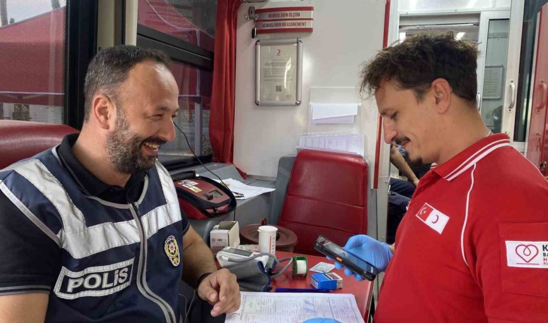 Bilecik’in Gölpazarı ilçesinde “Bir kan, üç can” sloganıyla düzenlenen kampanyada