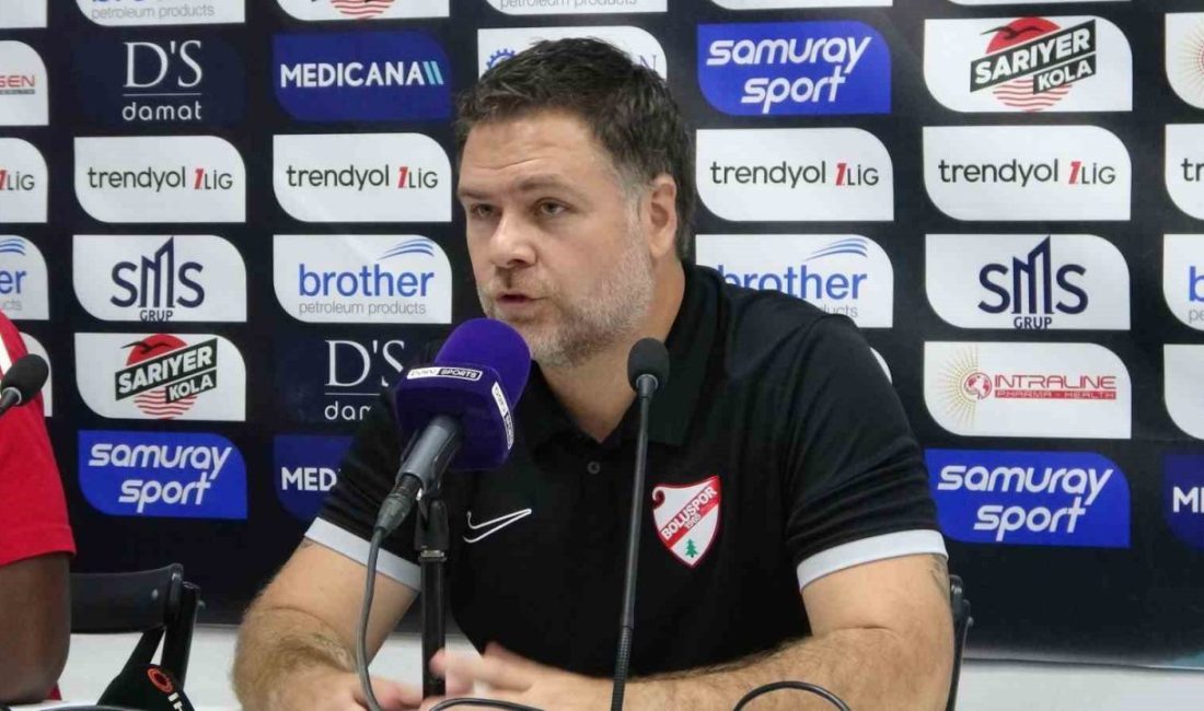 Trendyol 1. Lig’in 8. haftasında Sarıyer’e deplasmanda 2-1 yenilen Boluspor,