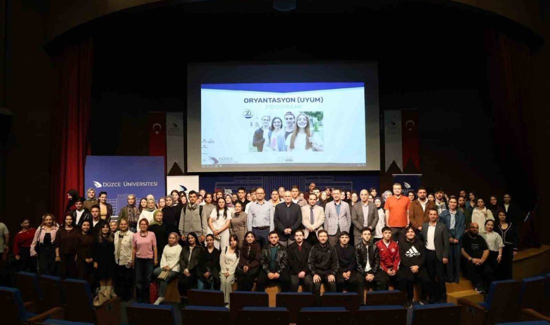 Düzce Üniversitesi’nde yeni öğrenciler için oryantasyon programı düzenlendi 🔊 Haberi Sesli Dinle Hazır ▶ Dinle ⏸ Duraklat ⏹
