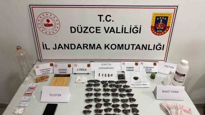 DÜZCE (İHA) – Düzce’nin Çilimli ilçesinde düzenlenen operasyonda uyuşturucu madde