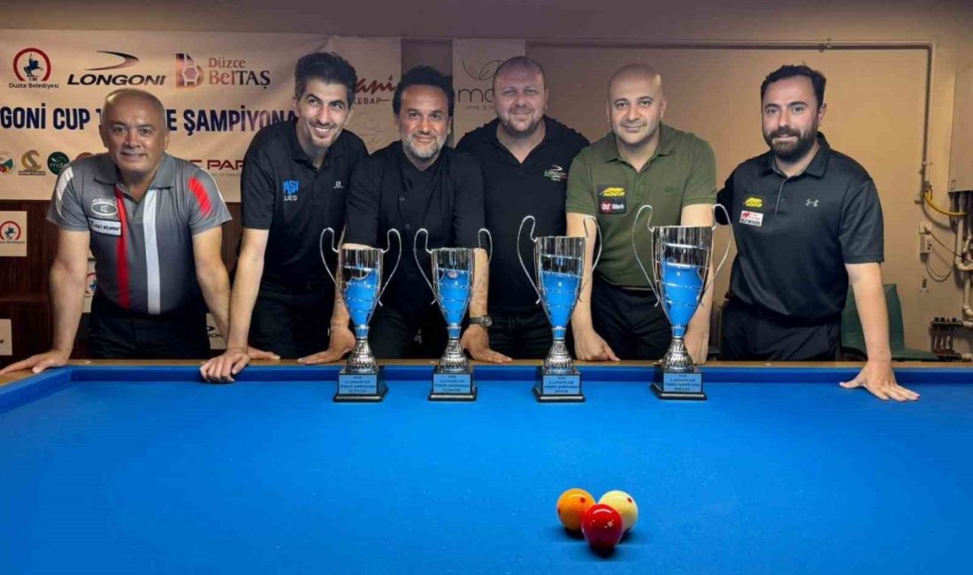 Düzce, 3 Bant Bilardo Longoni Cup Türkiye Şampiyonası’na ev sahipliği