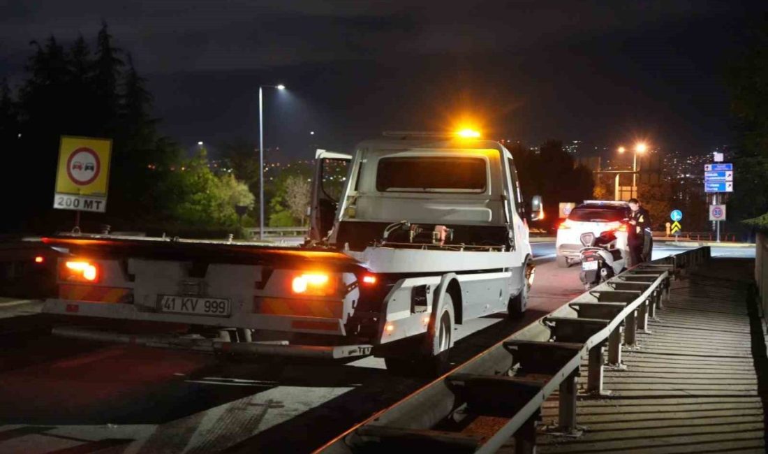 Kocaeli’nin Başiskele ilçesinde motosikletin bariyere çarpması sonucu ağır yaralanan 34