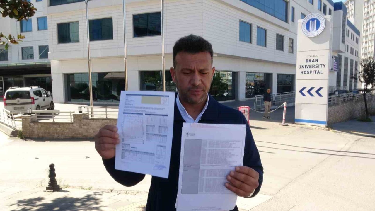 Kocaeli’nin Gebze ilçesinde yaşayan Murat Tarakçı, sağ kulağındaki rahatsızlık nedeniyle