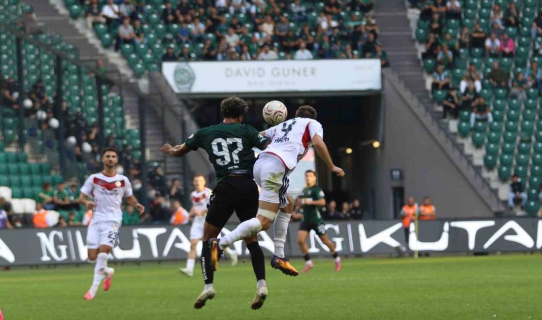 Trendyol Süper Lig’in 6. haftasında Kocaelispor ile Gaziantep FK arasındaki