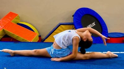 Bilecik’te Amatör Spor Haftası etkinlikleri kapsamında artistik jimnastik gösterisi ile