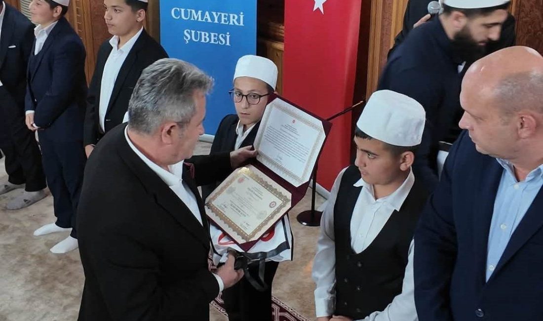 Düzce’nin Cumayeri ilçesinde, Camiler ve Din Görevlileri Haftası kapsamında düzenlenen
