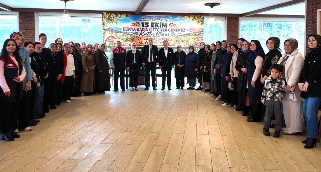 Dünya Kadın Çiftçiler Günü dolayısıyla Cumayeri’nde düzenlenen programda, tarımsal üretime