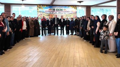 Dünya Kadın Çiftçiler Günü dolayısıyla Cumayeri’nde düzenlenen programda, tarımsal üretime
