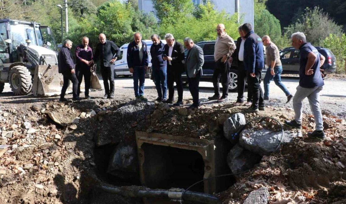 Cumayeri Belediye Başkanı Mustafa Koloğlu, yoğun yağışların ardından ilçe genelinde
