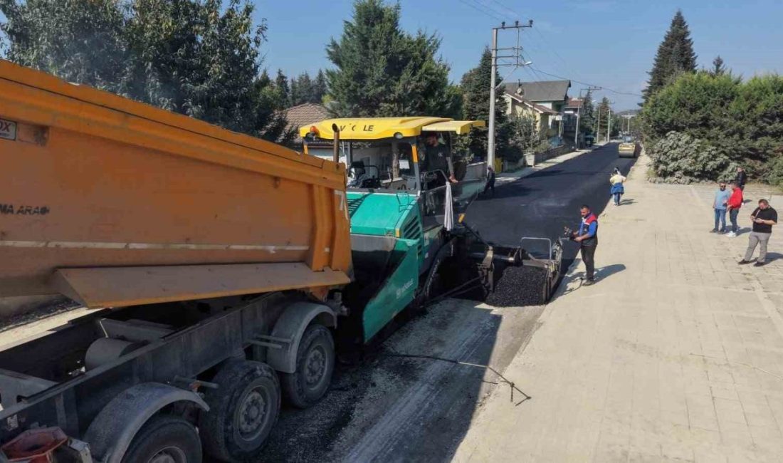 DÜZCE (İHA) – Düzce Belediyesi, Şıralık Mahallesi’nde asfaltlama öncesi yürüttüğü