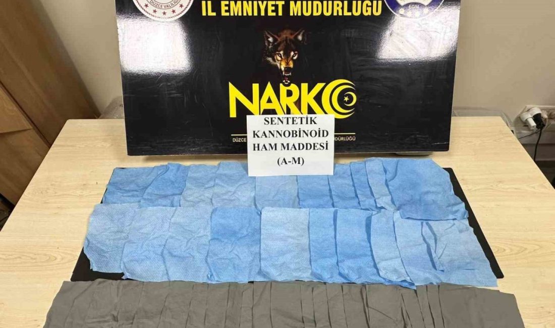 Düzce’de polis ekiplerince düzenlenen operasyonda, piyasa değerinin yaklaşık 4 milyon