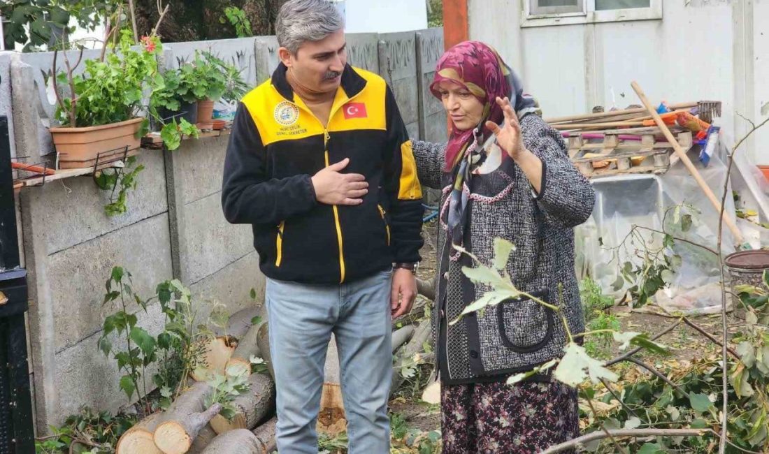 Olumsuz hava koşullarında evin üzerine devrilen ağaç kaldırıldı 🔊 Haberi Sesli Dinle Hazır ▶ Dinle ⏸ Duraklat ⏹