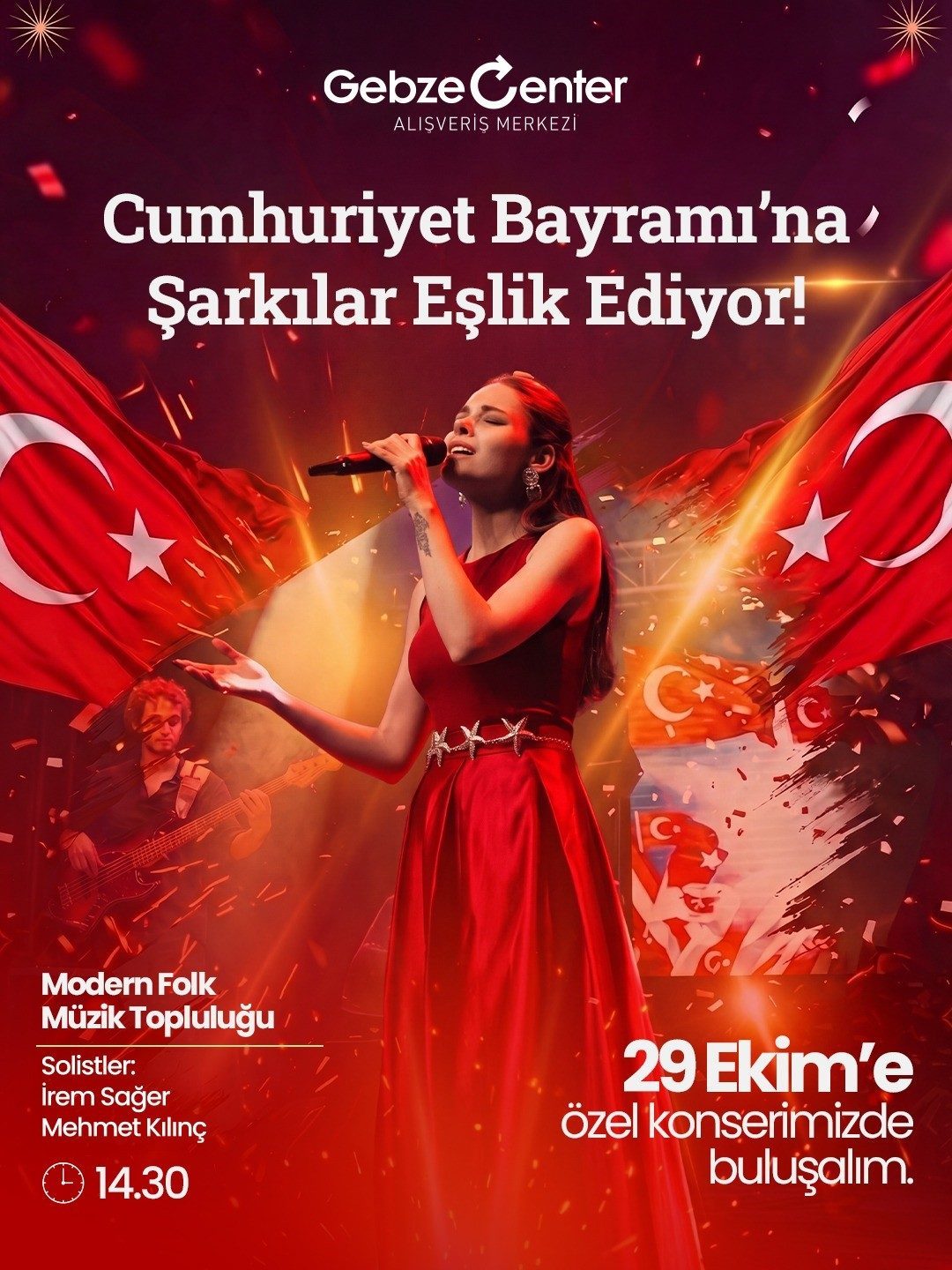 Gebze Center AVM, Türkiye Cumhuriyeti’nin kuruluşunun 103. yıl dönümü kapsamında