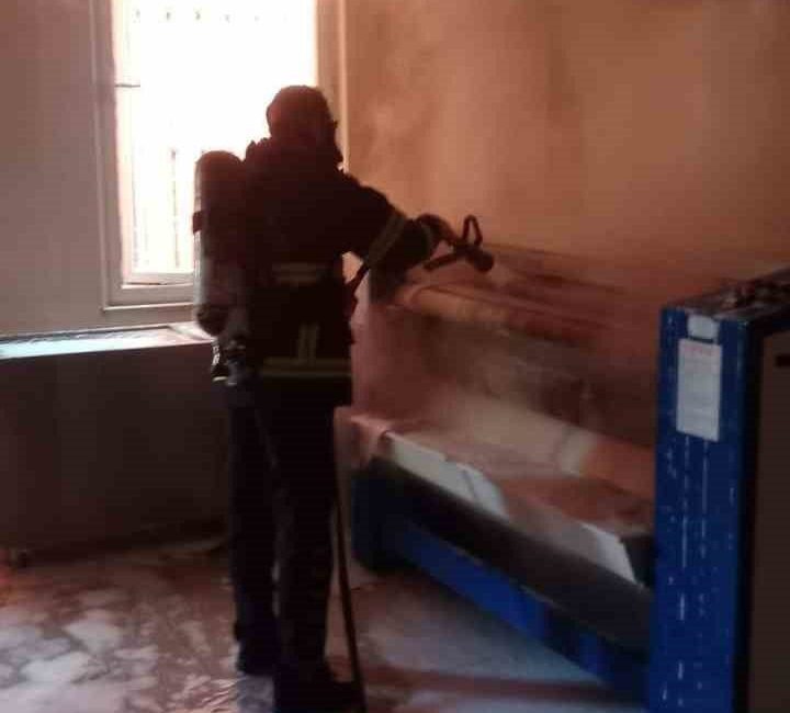 Bolu’nun Gerede ilçesinde bir kız öğrenci yurdunun çamaşırhane bölümünde çıkan