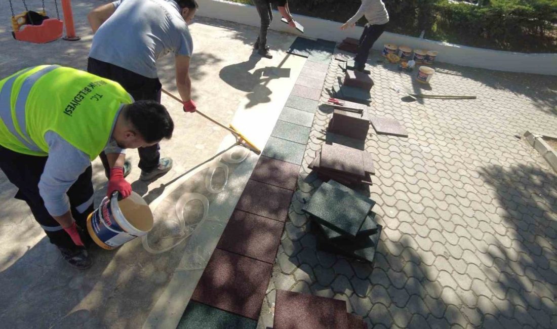 Bilecik Belediyesi, Milli Egemenlik Parkı’nda kapsamlı yenileme çalışması yürütüyor. Park